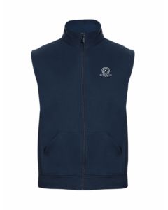 Osmania Crest Sleeveless Zipper Jacket